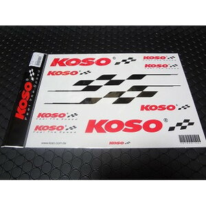KOSO(�R�[�\�[) �X�e�b�J�[�Z�b�g �N���A�[210mm×300mm KS-ST-01-C �o�C�N