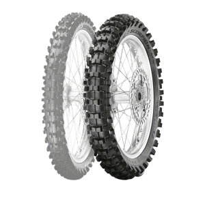 PIRELLI SCORPION MX32 MID SOFT 90/100-16 NHS 51M ���A 4238300 �o�C�N �^�C��