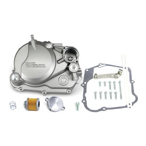 SP武川(スペシャルパーツ武川) スペシャルクラッチカバーキット(アルミダイカスト/シルバー塗装) マグナ50 02-01-0477 バイク