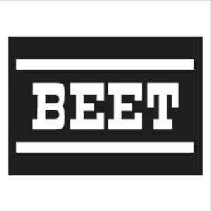 BEET BEETレーシングフロアマット 45×65cm mini 旧字体 ブラック 0692-RMM-B2 ガレージ工具 整備・作業用マット・シート