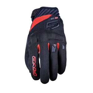 FIVE �A�[�o���O���[�u RS3 EVO �u���b�N/���b�h XL �o�C�N