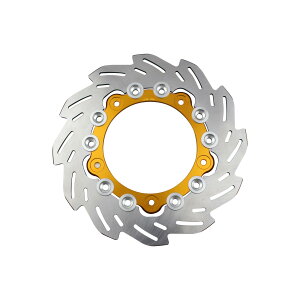 SHIFTUP(�V�t�g�A�b�v) �o�C�N �u���[�L �f�B�X�N���[�^�[ �t�����g�E�F�[�u�f�B�X�N���[�^�[ ��220mm(�����T�C�Y) �S�[���h/�V���o�[ 290053-04 �����L�[125(JB03/JB05)[21-24]�bGROM(JC92)[21-24]�bDAX125(JB04/JB