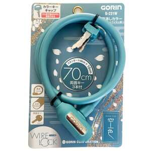 GORIN(�S����) ���]�� �Z�L�����e�B �P�[�u���E���C���[���b�N G231W-70 ���C���[�� �A�N�A G-231W
