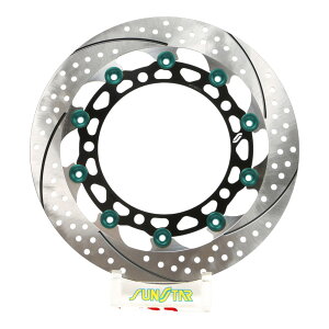 SUNSTAR(�T���X�^�[) EM609FR-GR �v���~�A�����[�V���O �t�����g�f�B�X�N���[�^�[ EM609FR-GR Ninja ZX-4RR[23-25]�bNinja ZX-4R SE[23-25] �o�C�N �f�B�X�N���[�^�[