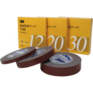 3M 両面粘着テープ 20mm×10m 3M-7108-20 物流用品