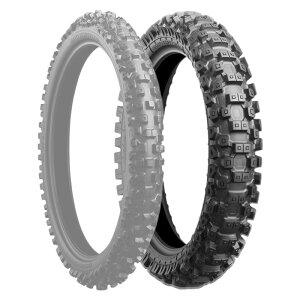 BRIDGESTONE KIDS MOTOCROSS BATTLECROSS X30 90/100-16 52M W ���A MEDIUM MCS01370 �o�C�N �I�t���[�h���[�X
