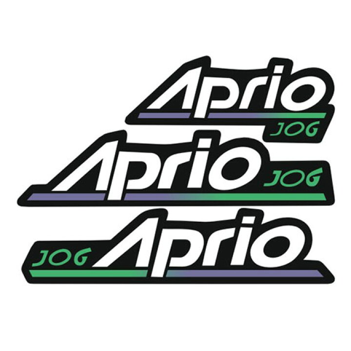 楽天市場】ヤマハ ジョグ JOG アプリオ デカール 3点 セット ホワイト 