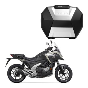 SHAD(シャッド) 【セット品】SH38X サイドケース アルミパネル+フィッティングキット NC750X(21-25) バイク ステー