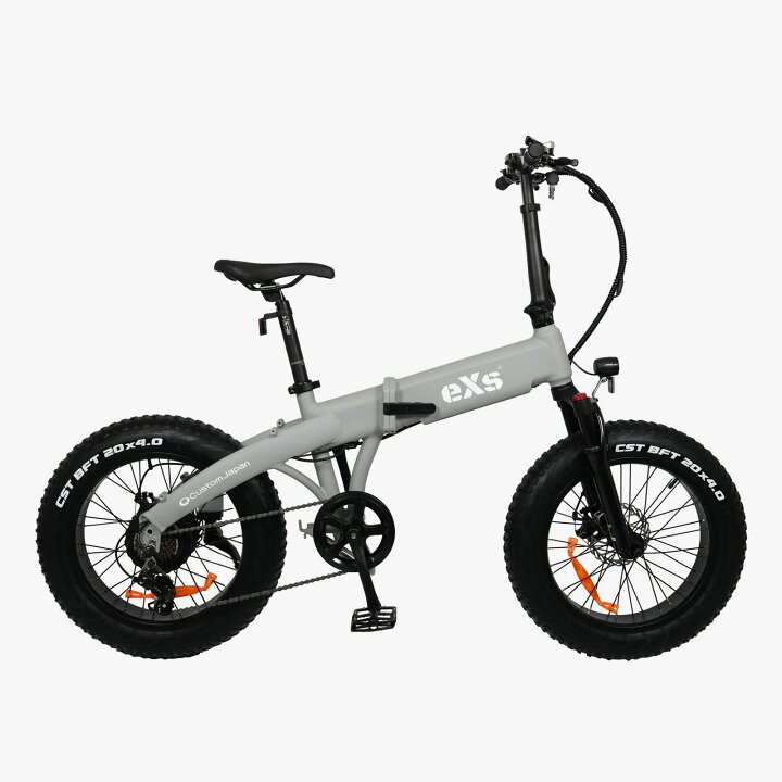 楽天市場】電動自転車 eXs Street エクスストリート マットグレー 電動 