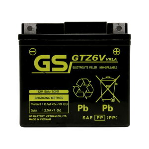 GS Battery Vietnam GTZ6V (YTZ6V݊)(t[d) 070Y56 oCN ^MFobe[
