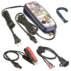 TecMATE(�e�b�N���C�g) �o�C�N �o�b�e���[ �o�b�e���[�[�d��E�e�X�^�[ OptiMate4 Quad �o�b�e���[�[�d�� TM-637