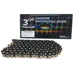 EK�`�F�[��(�]���`�F�[��) ThreeD Z�V���[�Y 520Z-120L �u���b�N&�S�[���h MLJ(�J�V���W���C���g) 520Z(BK/GP)-120L-MLJ �o�C�N �`�F�[��