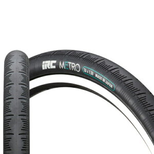 IRC 自転車タイヤ 26インチ METRO 26×1.50 H/E ブラック タイヤのみ 19622M 26×1.50(ETRTO：40-559)
