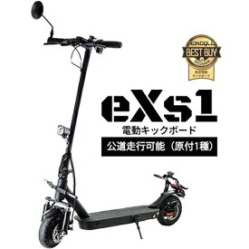 電動キックボード eXs1(エクスワン) ベストバイに選出 (公道走行可 一般原付 要免許)