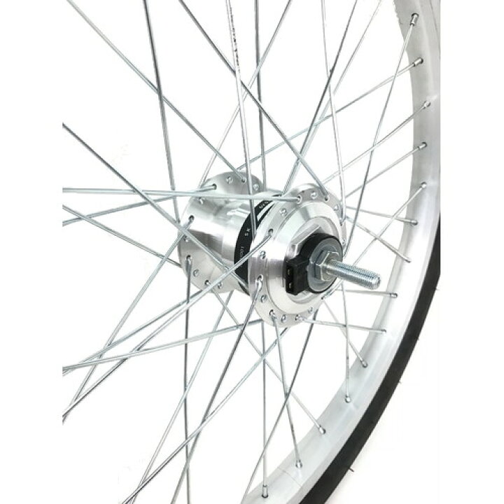 楽天市場】20インチ 自転車 20×1.75 47-406 前輪リム完組ハブダイナモ 