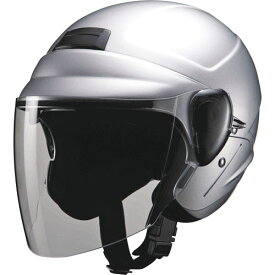 マルシン工業(Marushin) バイク ヘルメット ジェットヘルメット セミジェットヘルメット M-530 シルバー フリー