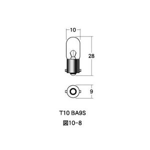M&H [^[/|WV B7313 12V3.4W T10 BA9S B-7313 oCN [^[