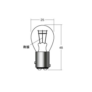 M&H(GAhGC`) B3407H 12V21/5W HD BAY15D B-3407H oCN ECJ[Ee[