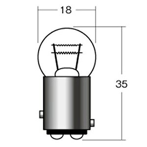 M&H B5410OR 12V23/8W BAY15D IW B-5410 OR oCN ECJ[Ee[
