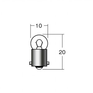 M&H B7111 12V1.7W BA9S B-7111 oCN [^[