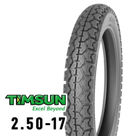 TIMSUN(ティムソン) バイク タイヤ TS607 2.50-17 4PR TT フロント/リア TS-607