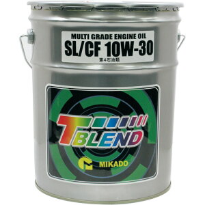ミカド T-ブレンド SL/CF 10W-30 20L バイク 4サイクルエンジンオイル