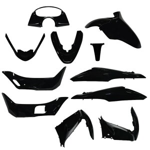 ホンダ PCX125 JF28 外装 11点 カウル セット アステロイドブラックメタリック PFP
