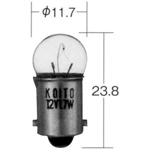 KOITO(RCg) 1155 6V1.5W BA9s NA oCN [^[