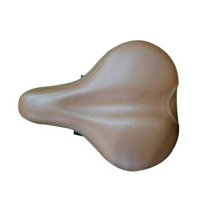 EnergyPrice(エナジープライス) 軽快車用厚手サドル ブラウン SD-10 自転車