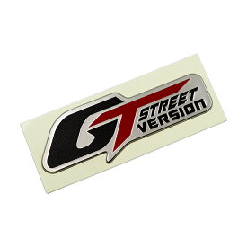 【GT STREET VERSION】 エンブレム トヨタ 海外 純正 輸出仕様 GT ストリートバージョン TOYOTA GENUINE PARTS クリックポスト送付