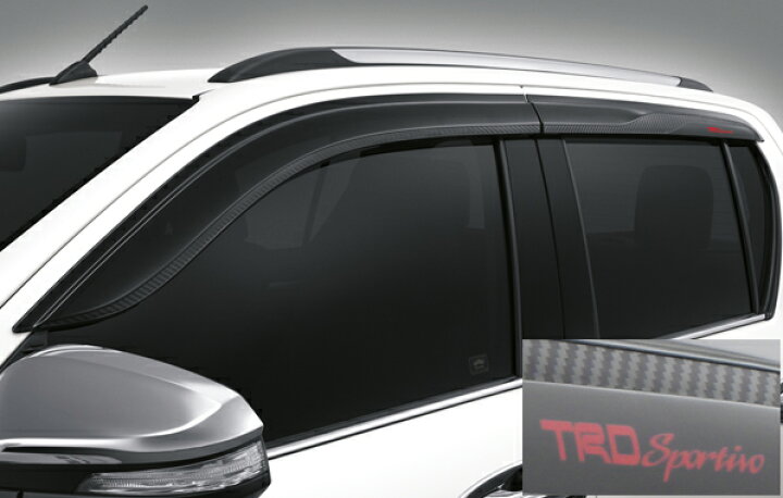 楽天市場】HILUX ハイラックス トヨタ 純正 TRD ドアバイザー 