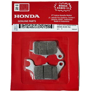 �z���_ ���� �t�����g �u���[�L�p�b�h 06455-KVB-T01 Dio110 JF58 JK03 Dunk AF74 AF78 LEAD125 JF45 JK12 HONDA GENUINE PARTS