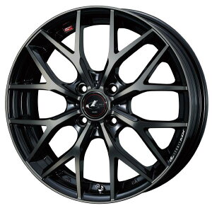 Weds LEONIS MX 14インチ 4H PCD100 4.5J +45 PBMC/TI 4本 39033