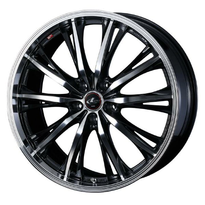 楽天市場】Weds LEONIS RT 17インチ 4H PCD100 6.5J +42 PBMC 4本 