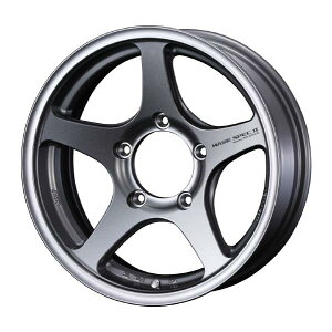 WEDS ADVENTURE HASE SPEC 2 16インチ 5H PCD139.7 5.5J +0 LIGHT GUNMETALLIC 1本 39409