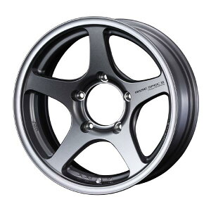 WEDS ADVENTURE HASE SPEC 2 16インチ 5H PCD139.7 6.0J -5 LIGHT GUNMETALLIC 1本 39411