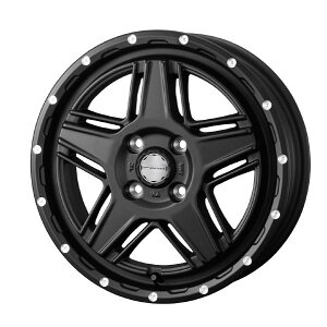 WEDS ADVENTURE MUD VANCE 07 14�C���` 4H PCD100 4.5J +45 FULL MAT BLACK 1�{ 40529