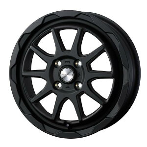 WEDS ADVENTURE MUD VANCE 06 14インチ 4H PCD100 4.5J +45 FULL MAT BLACK 1本 40201
