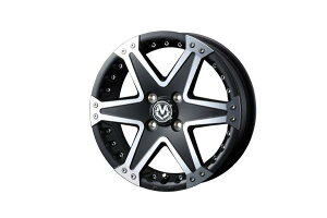 WEDS ADVENTURE MUD VANCE 01 15C` 4H PCD100 5.0J +45 MAT BLACK POLISH 1{ 36053