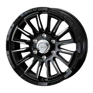 WEDS ADVENTURE MCCOYS RV-5 18C` 6H PCD139.7 7.0J +38 BLACK MILLING 2{ 40987