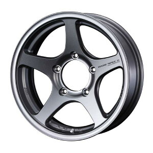 WEDS ADVENTURE HASE SPEC 2 16インチ 5H PCD139.7 5.5J +22 LIGHT GUNMETALLIC 2本 39410