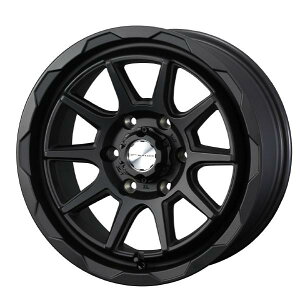 WEDS ADVENTURE MUD VANCE 06 17C` 6H PCD139.7 8.0J +20 FULL MAT BLACK 2{ 40208