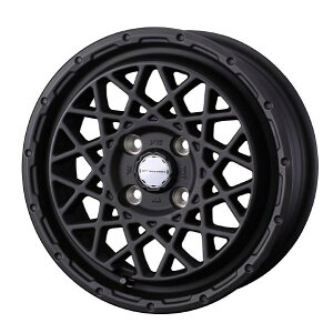 WEDS ADVENTURE MUD VANCE 09 14インチ 4H PCD100 5.0J +35 FULL MAT BLACK 4本 41150
