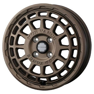 WEDS ADVENTURE MUDVANCE X TYPE F 14インチ 4H PCD100 4.5J +45 FLINT BRONZE 4本 41552