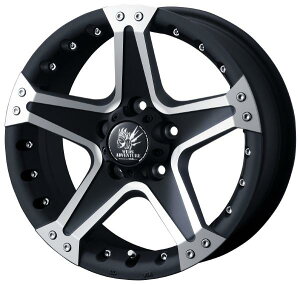 WEDS ADVENTURE MUD VANCE 01 16C` 5H PCD114.3 7.0J +35 MAT BLACK POLISH 4{ 33828
