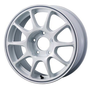 WEDSSPORT TC-105X GRAVEL 15C` 5H PCD100 6.5J +35 WHITE+BLUE LINE 4{ 73944