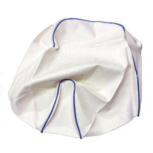 日本製シートカバー/アプリオ(4JP/4LV/SA11J)【白カバー・青パイピング】(張替)YAMAHA(ヤマハ)