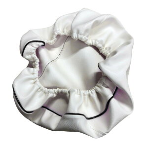 日本製シートカバー/ビーノ(5AU/SA10J)【白カバー・黒パイピング】(被せ)YAMAHA(ヤマハ)