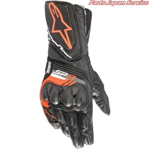 SP-8 V3 LEATHER GLOVE [1030 BLACK RED FLUO] 2XL 3558321 ApCX^[Y
