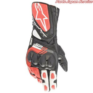SP-8 V3 LEATHER GLOVE [1304 BLACK WHITE BRIGHT RED] 3XL 3558321 ApCX^[Y
